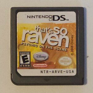 NINTENDO DS Lite That's So Raven Game 2006 Disney Psychic on the Scene